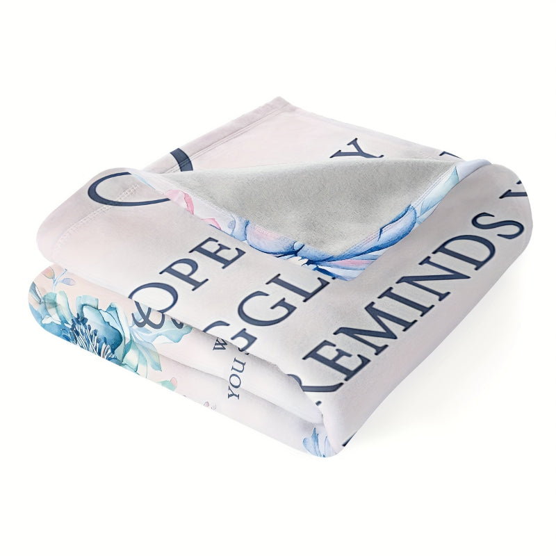 Cozy Blanket Gift for Grandma Perfect Birthday Present from Granddaughter & Grandson