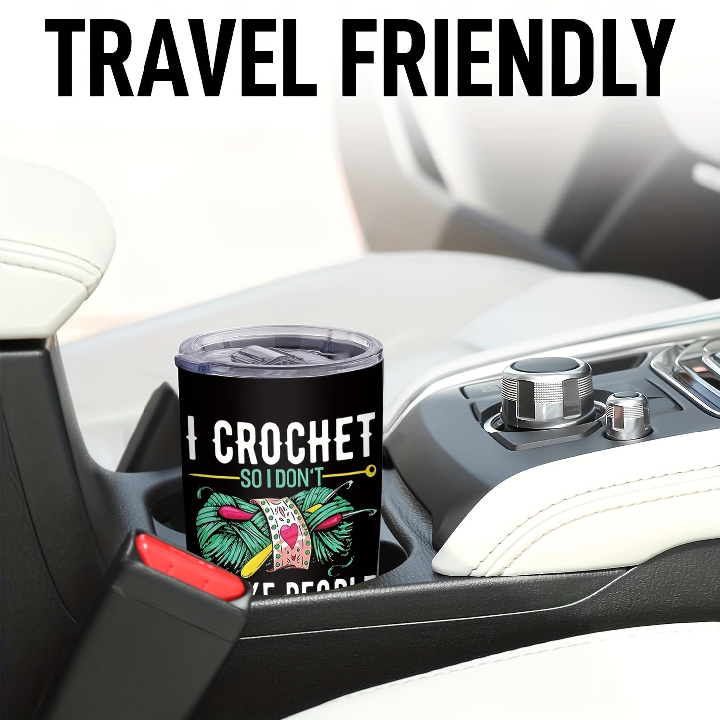 20oz Stainless Steel Vacuum Insulated Tumbler with Lid - Double Wall Thermal Cup for Hot & Cold Drinks, All-Season Travel Mug for Camping, Hiking, Office