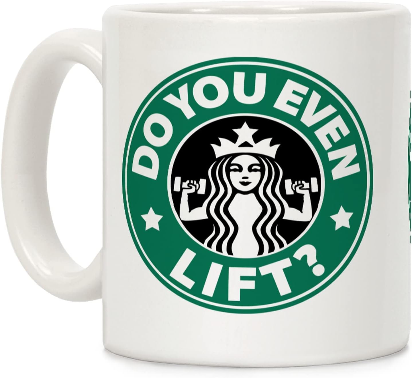 11oz Funny Gym Gift Mug - "Do You Even Lift?" Double-Sided Print, Ceramic Cup for Workout Humor