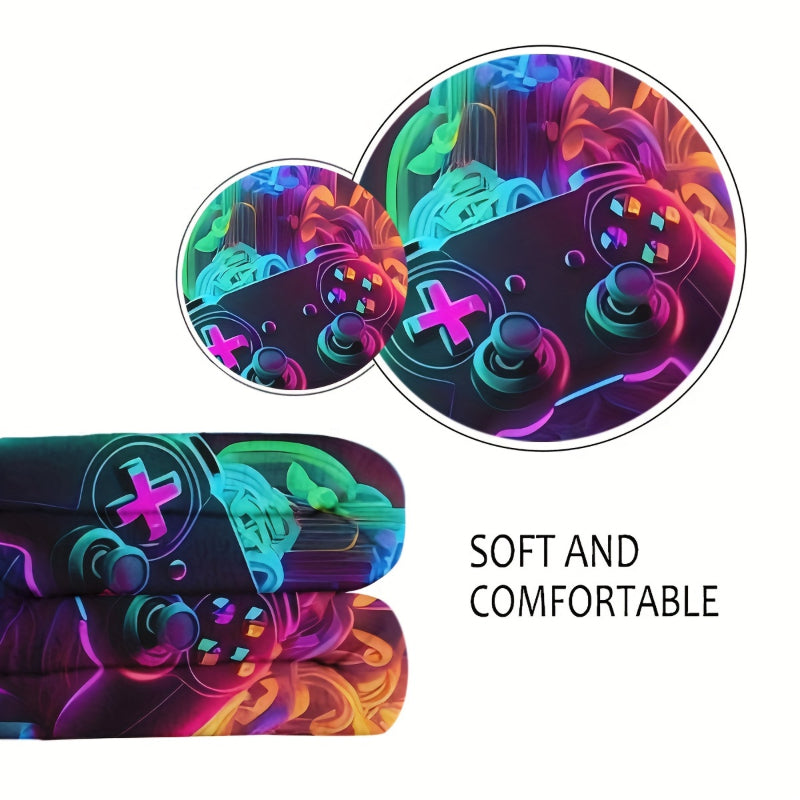 The Ultimate Gamer Blanket | Super Soft & Warm Flannel for All-Night Sessions