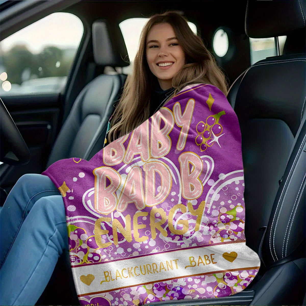 Purple Envelope Thanksgiving Throw - "Thankful for You" Design on Soft Flannel, Cozy Holiday Gift for Friends, Family & Hosts, Birthday Present Idea