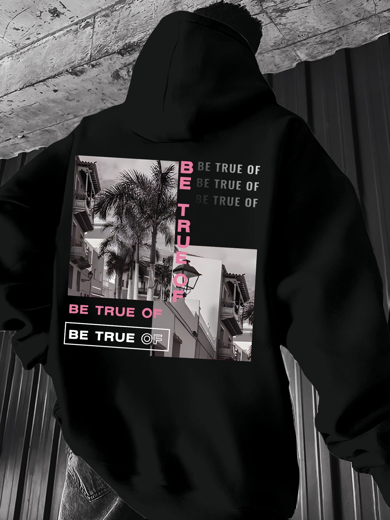 Men's Casual Hoodie - Graphic Print Design, Kangaroo Pocket, Comfortable Pullover, Perfect Gift for Men