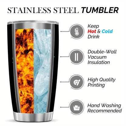 Funny Accountant Tumbler 20oz - "Relax, I've a Spreadsheet for That" Humor Insulated Stainless Steel Mug with Lid, CPA & Finance Professional Gift, Durable Office Drinkware