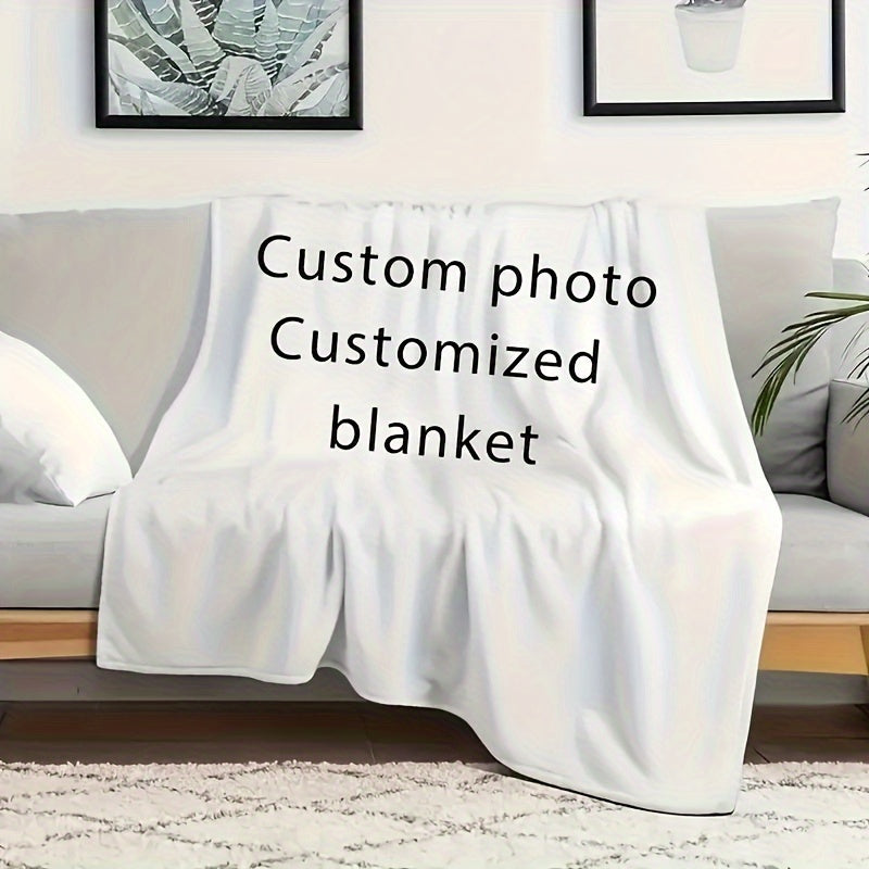 Custom Photo Collage Flannel Blanket - Personalized with 1 to 5 Pictures, Heartwarming Gift for Family, Couples, Christmas & Special Occasions