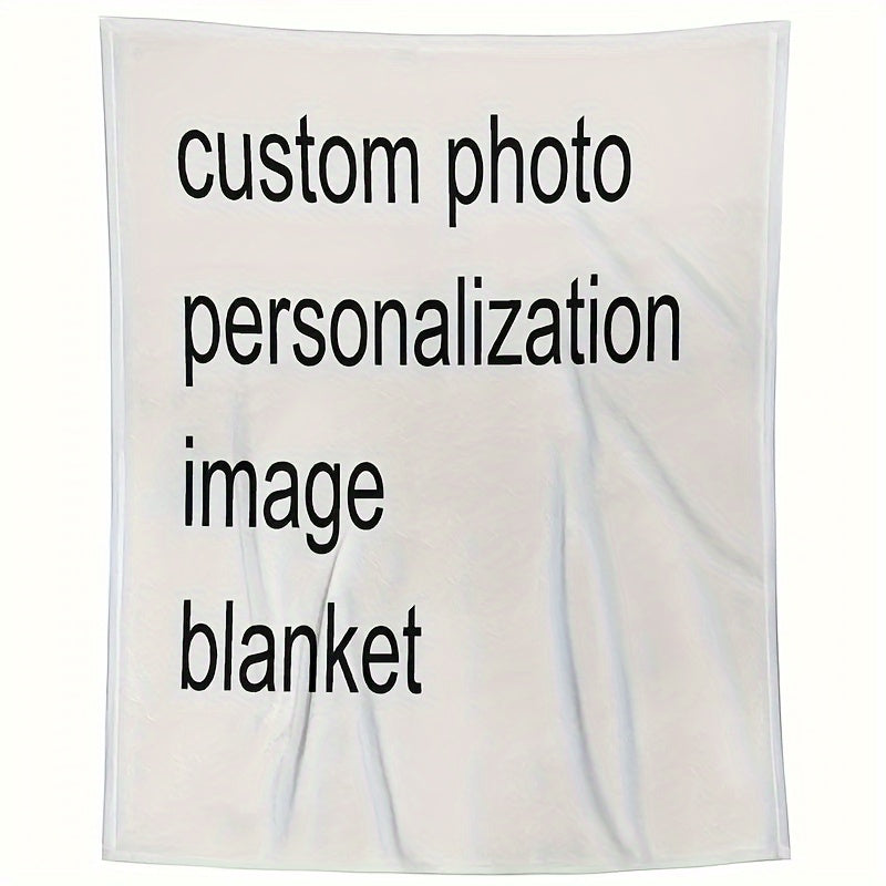 Custom Photo Flannel Blanket | HD Print, Ultra-Soft Throw Blankets All-Season
