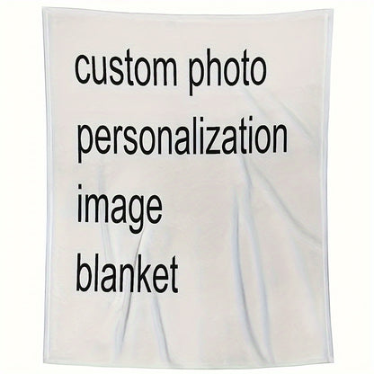 Custom Photo Flannel Blanket | HD Print, Ultra-Soft Throw Blankets All-Season