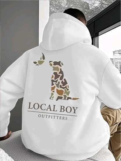 Men‘s Essential Hoodie - Long Sleeve Regular Fit Pullover, Modern Casual Hooded Sweatshirt