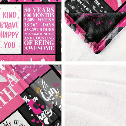 60th Birthday Gift for Women - Vintage Fantasy Digital Print Flannel Blanket, Traditional Style Luxe Throw Blankets