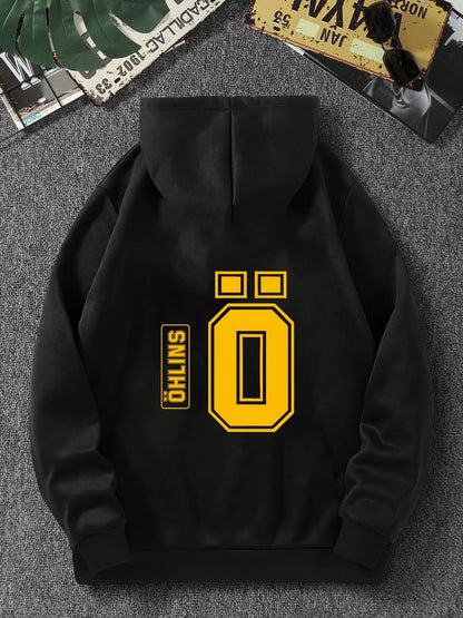 Öhlins Performance Hoodie - Iconic Yellow Logo, Warm Fleece-Lined for Fall & Winter | Engineered Comfort for Riders, Drivers & Motorsport Fans