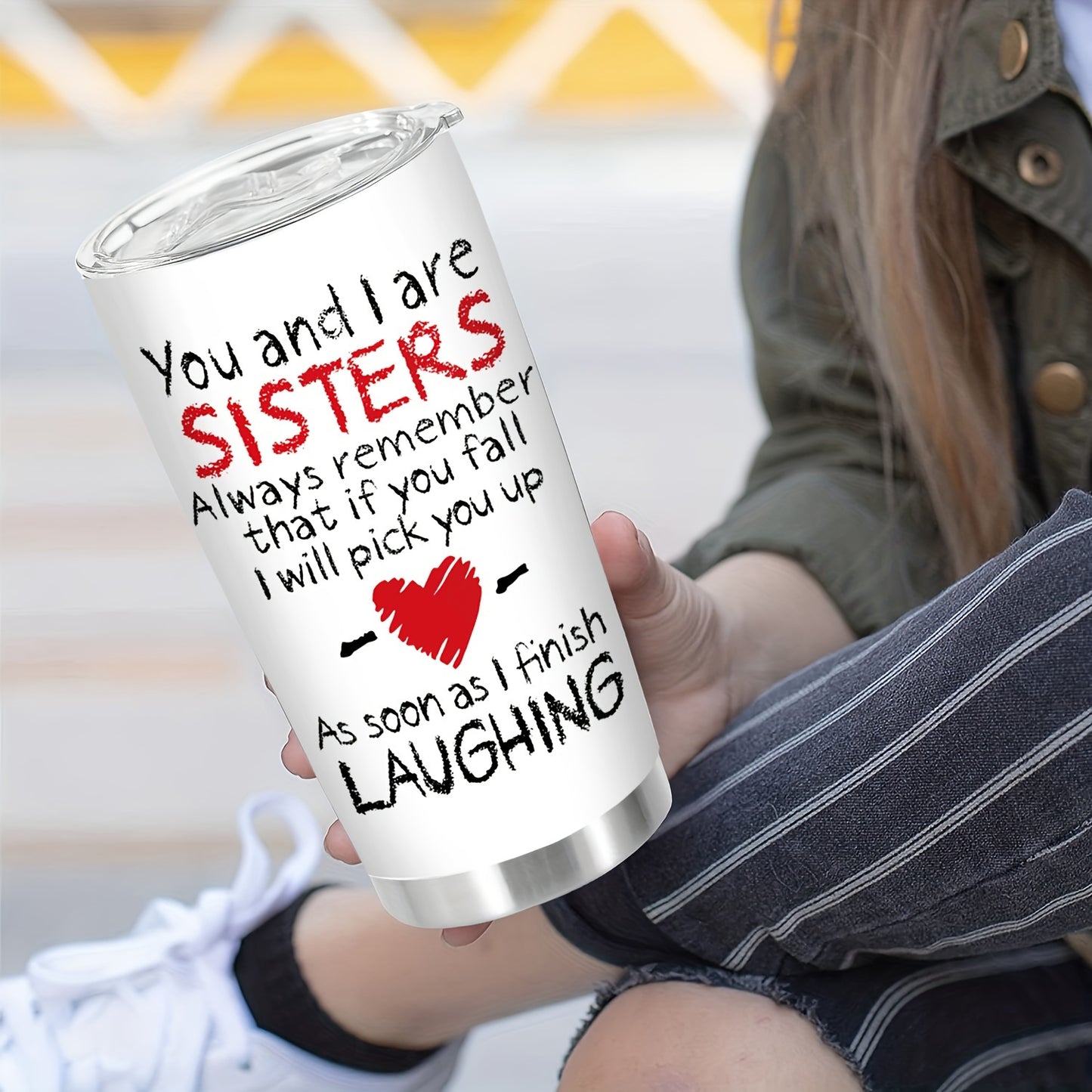 20oz Stainless Steel Tumbler with Lid - Double Wall Vacuum Insulated Cup for Hot & Cold Drinks, Reusable Travel Mug Perfect for Outdoor, Gym, Office | Leak-Proof & Sweat-Proof | Ideal Gift for Men & Women