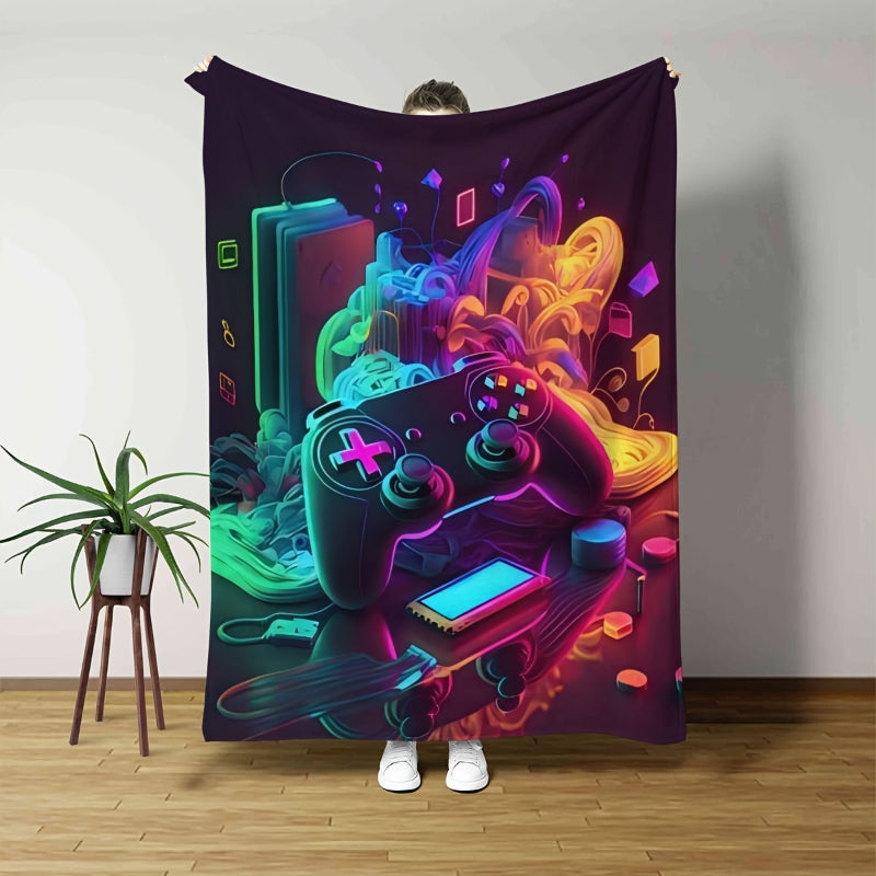 The Ultimate Gamer Blanket | Super Soft & Warm Flannel for All-Night Sessions