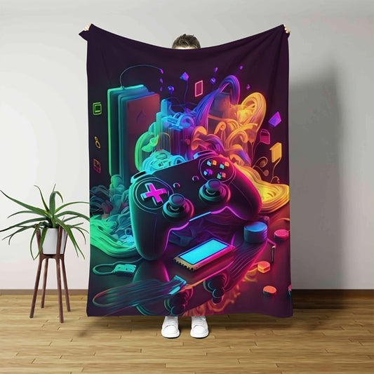 The Ultimate Gamer Blanket | Super Soft & Warm Flannel for All-Night Sessions