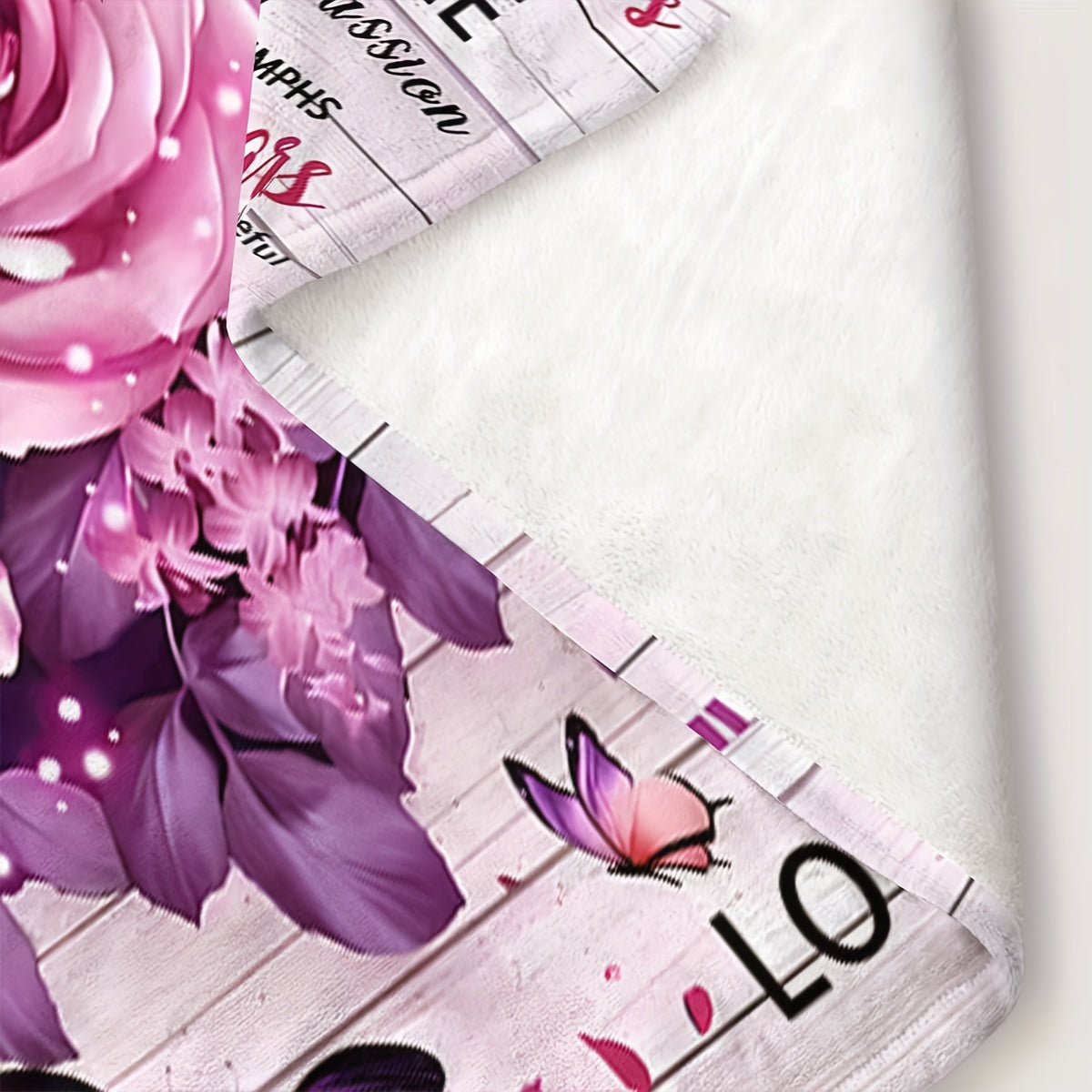 To Mom From Daughter Blanket - "A Letter to My Mother" Envelope Design on Soft Flannel, Heartfelt Mother's Day & Birthday Gift Keepsake