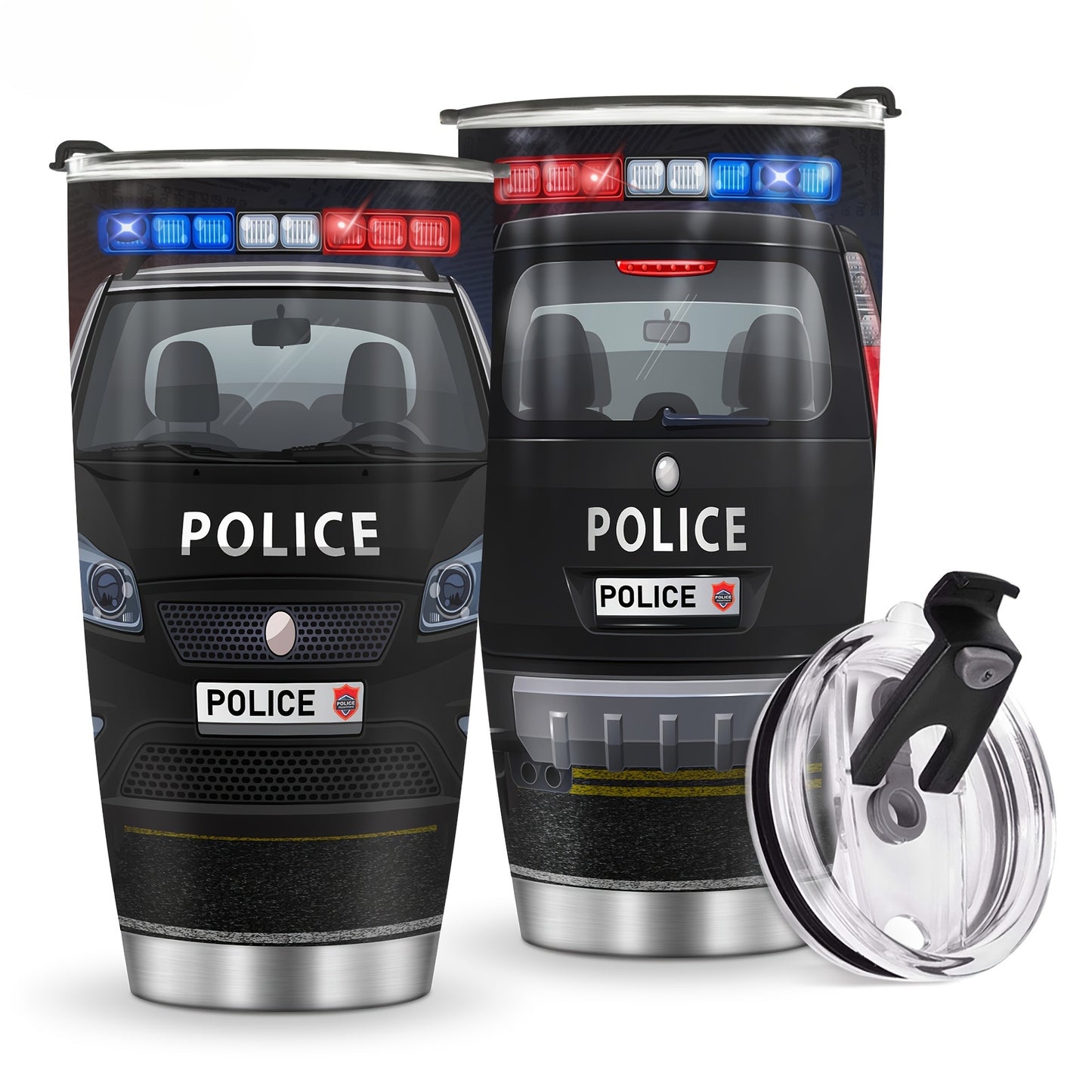20oz Stainless Steel Tumbler - Insulated Travel Mug with Lid & Handle, Versatile Car Cup for Office, Commute, Gift for Graduation, Retirement, Christmas