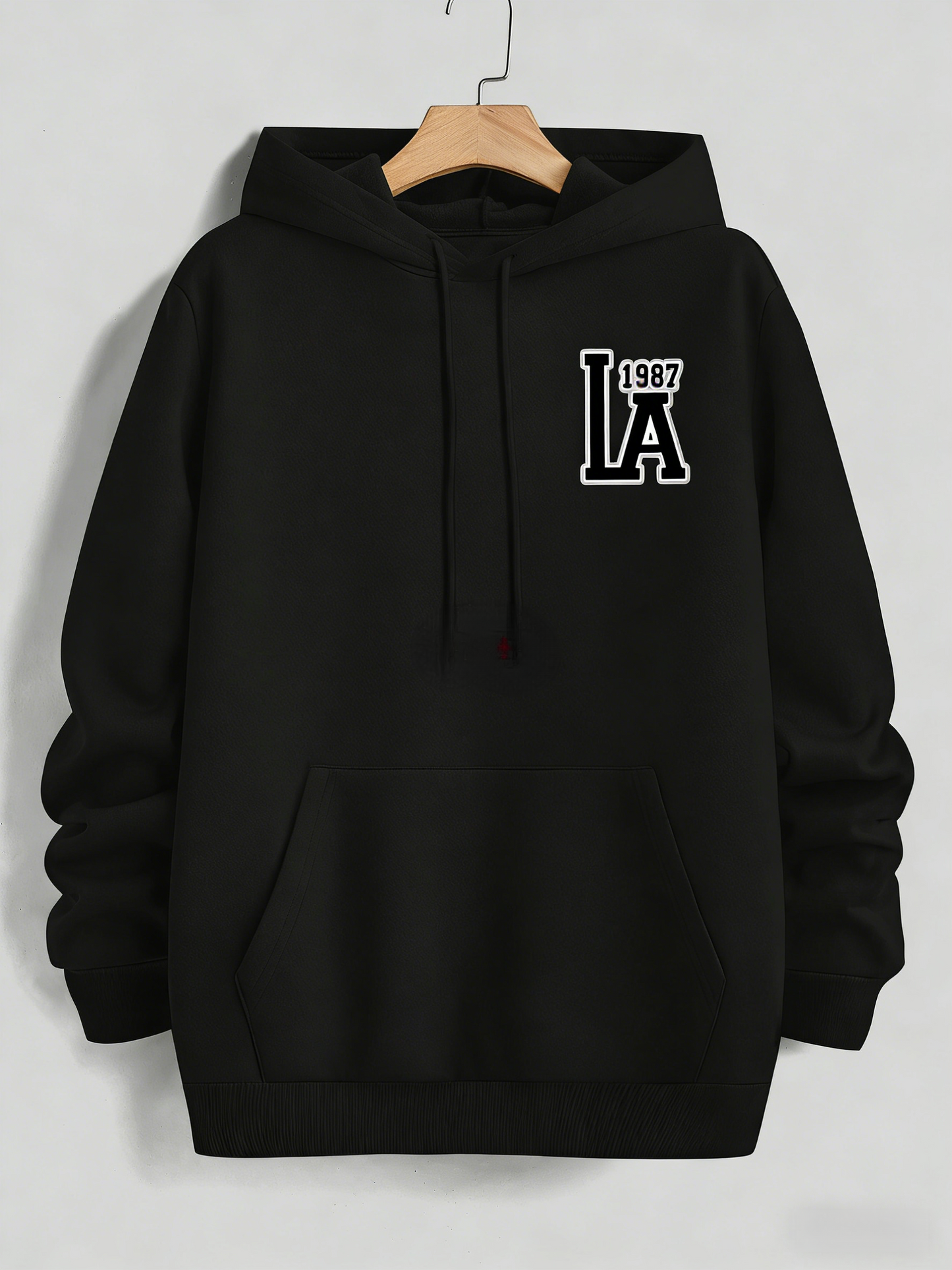 Men‘s Fashion Graphic Hoodie - American Style Pullover, Regular Fit Long Sleeve Hooded Sweatshirt for Casual Streetwear, Soft & Comfortable Hoodies