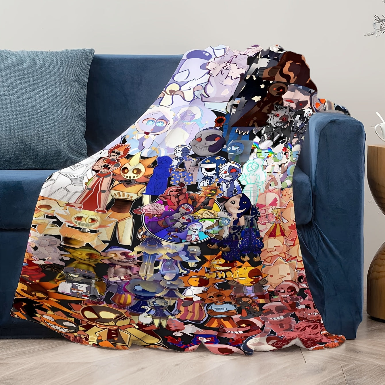 Anime Blanket - Character Print, All-Season Machine Washable Fleece, Ultimate Gift for Anime Fans, Otaku Culture Throw