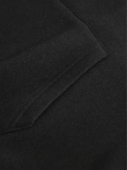 Men's Geometric Print Hoodie - Streetwear Trend Pullover | Regular Fit Casual Sweatshirt