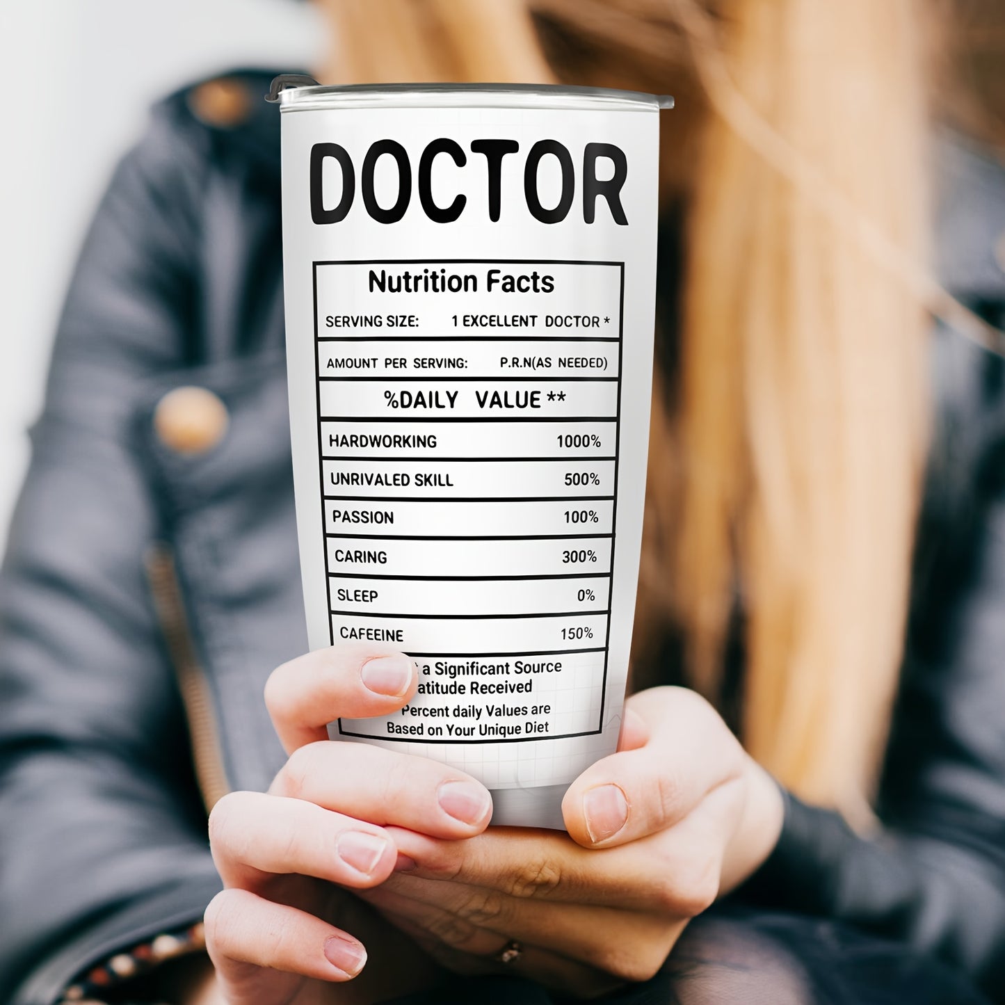 Doctor Gift Tumbler 20oz - Travel Coffee Mug for Men & Women | Appreciation, Graduation, Retirement Present for Doctor & Medical Student