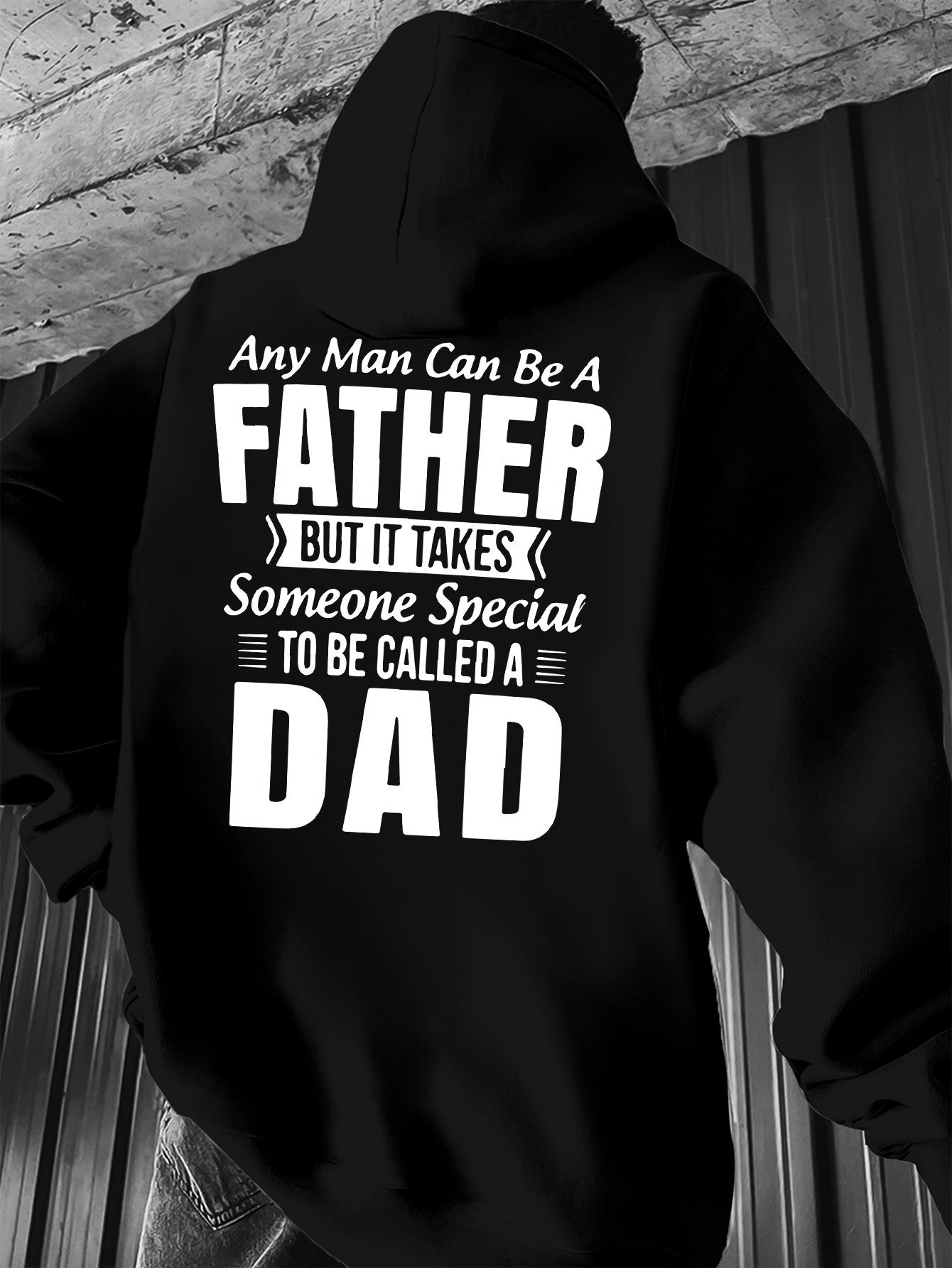 Father's Day Retro Gift Hoodie - Timeless Vintage Print, Men's Regular Fit Casual Pullover, The Perfect Tribute