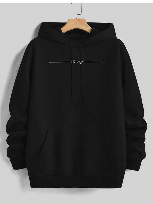 Men's Street Style Hoodie Fashion Graphic Print Long Sleeve Hooded Sweatshirt Pullover