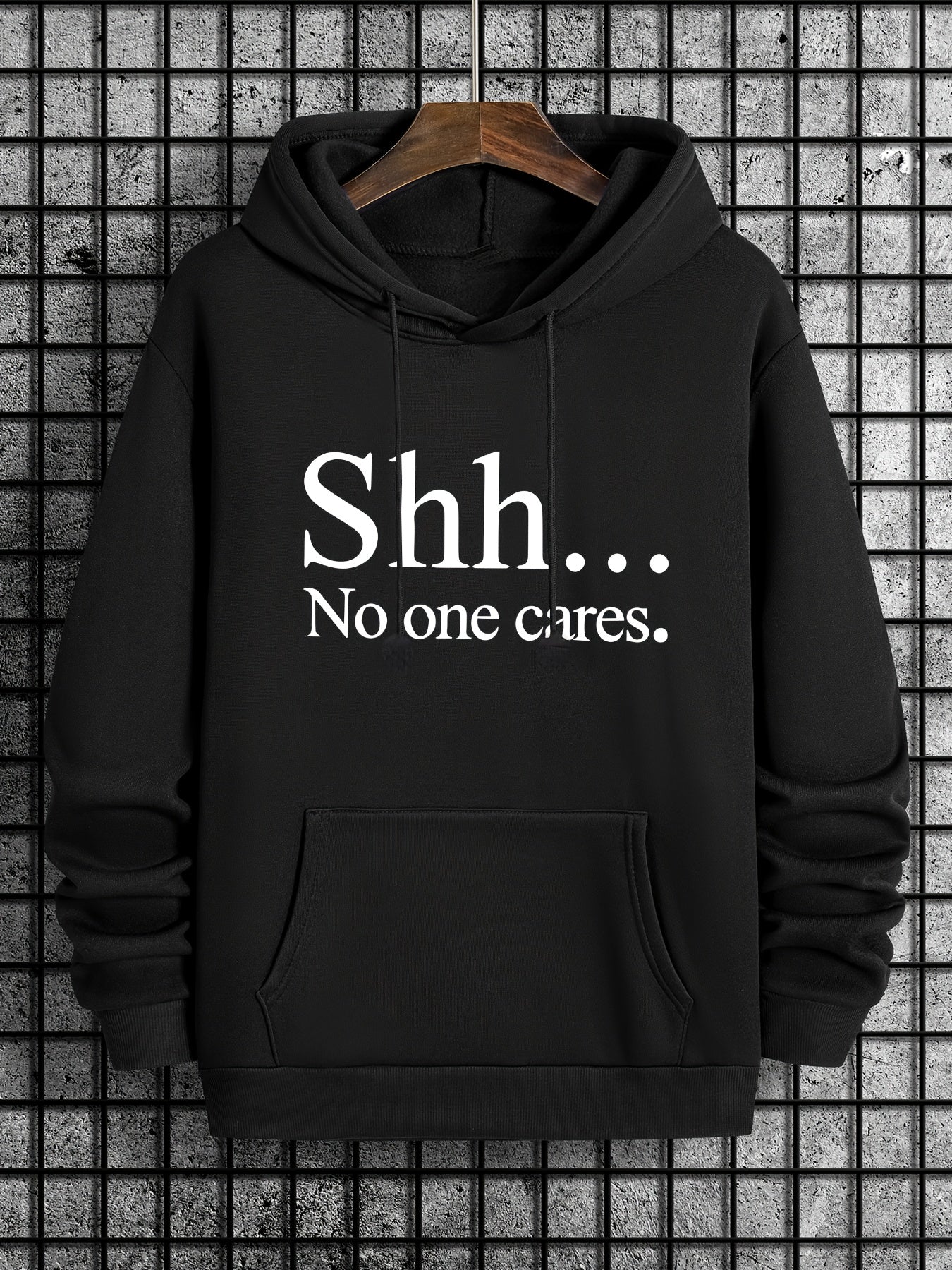 New Core Hoodie - Clean Solid Base with Subtle Print, Loose Fit for Ultimate 3-Season Layering | Essential Capsule Wardrobe Piece