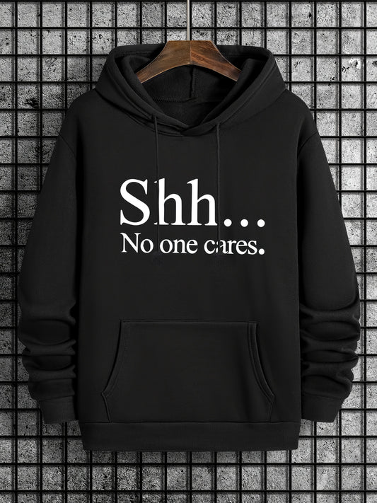 New Core Hoodie - Clean Solid Base with Subtle Print, Loose Fit for Ultimate 3-Season Layering | Essential Capsule Wardrobe Piece