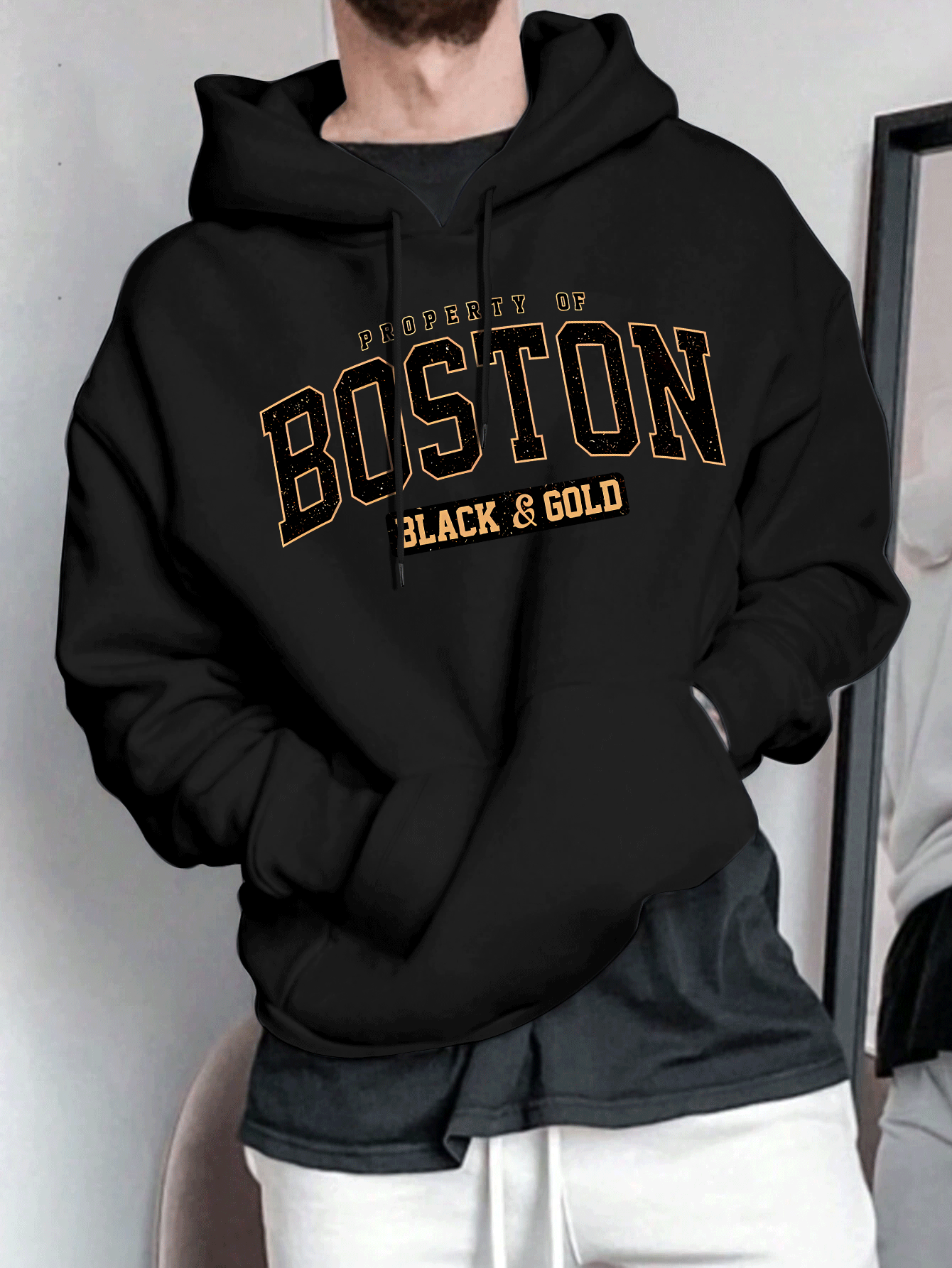 Boston College Hoodie - Men‘s University Inspired Graphic Pullover, Trending Alumni & Student Sweatshirt for Game Day & Campus Pride