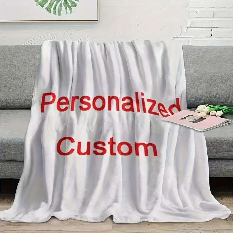 Custom Family Photo Blanket - Personalized Keepsake Throw with Your Pictures, Warm & Multi-Use, Perfect Holiday, Birthday & Anniversary Gift