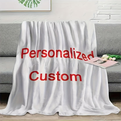 Custom Family Photo Blanket - Personalized Keepsake Throw with Your Pictures, Warm & Multi-Use, Perfect Holiday, Birthday & Anniversary Gift