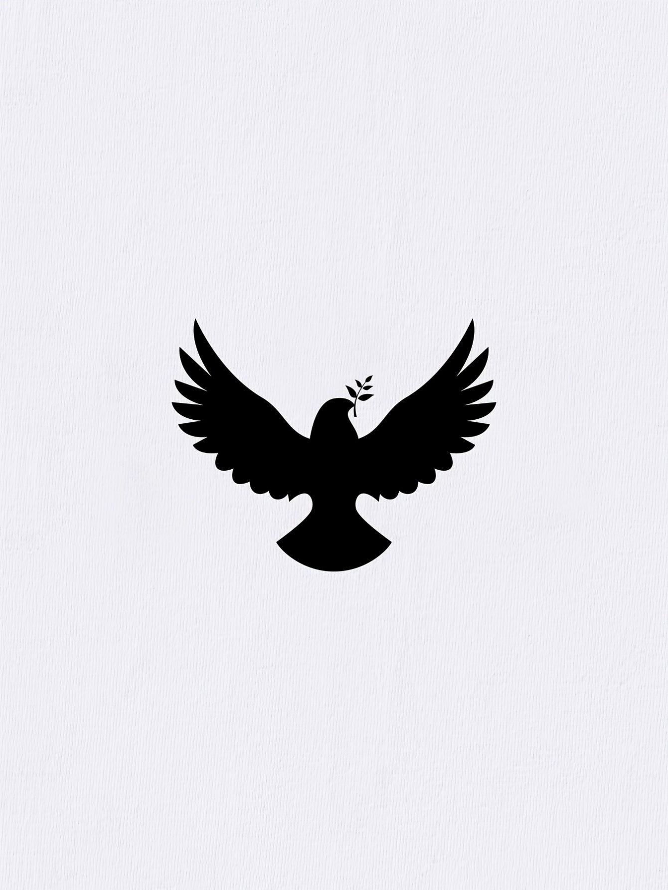 Peace Dove & Olive Branch T-Shirt for Men - Symbolic Graphic Tee Shirts Top in Soft Breathable Fabric