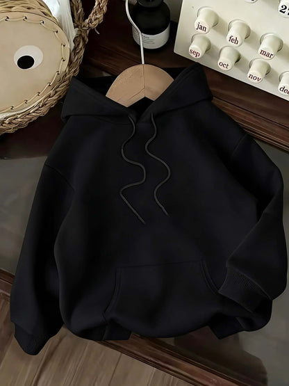 Men‘s Casual Printed Pullover - Long Sleeve Hoodie with Modern Graphics, Comfortable Regular Fit