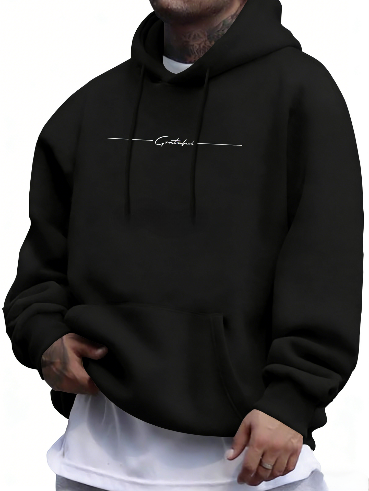 Campus Uniform Hoodie - Men‘s Go-To Layer for Lecture to Lounge, Versatile & Comfortable Hooded Sweatshirt for Daily College Wear