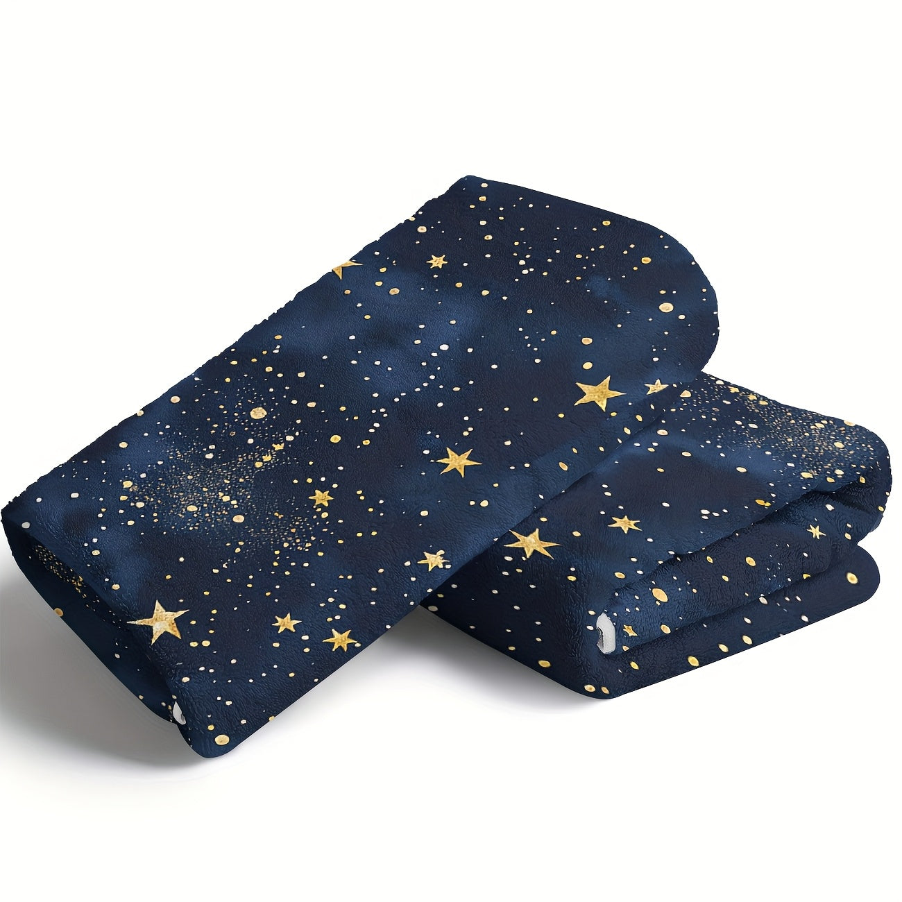 Starry Sky Flannel Throw - Lightweight & Portable Blanket for Home, Travel, and Stargazing | Cozy Celestial Pattern, Soft for Indoor & Outdoor Use