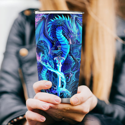 Dragon Tumbler 20oz - Stainless Steel Insulated Cup | Unique Gift for Dragon Lovers, Christmas, Valentine‘s, Father’s Day & Graduation