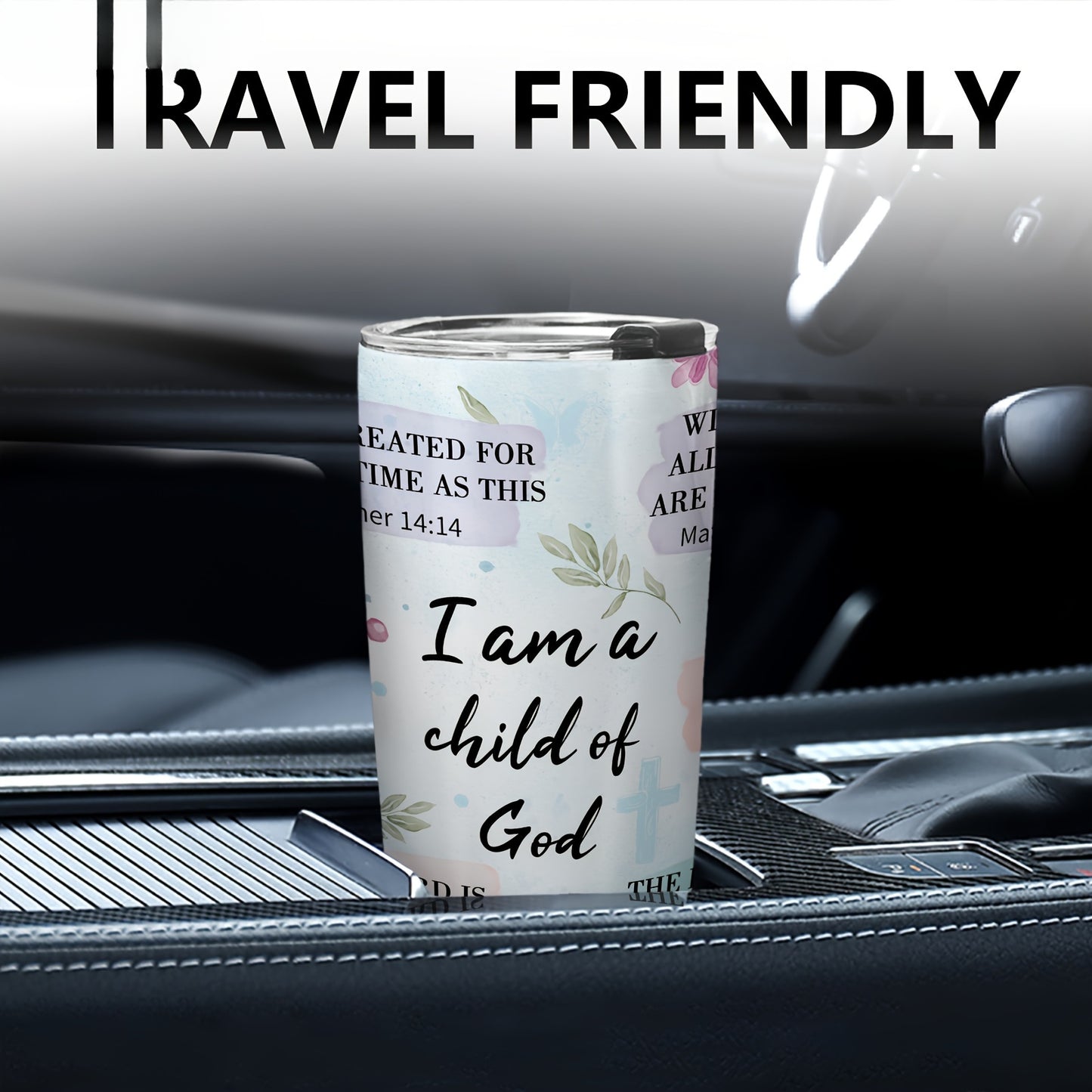 Gifts for Women - 20oz Insulated Travel Tumbler with Lid for Mom, Friend, Daughter | Birthday, Christmas, Mother's Day Coffee Mug Cup