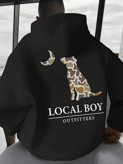 Men‘s Essential Hoodie - Long Sleeve Regular Fit Pullover, Modern Casual Hooded Sweatshirt