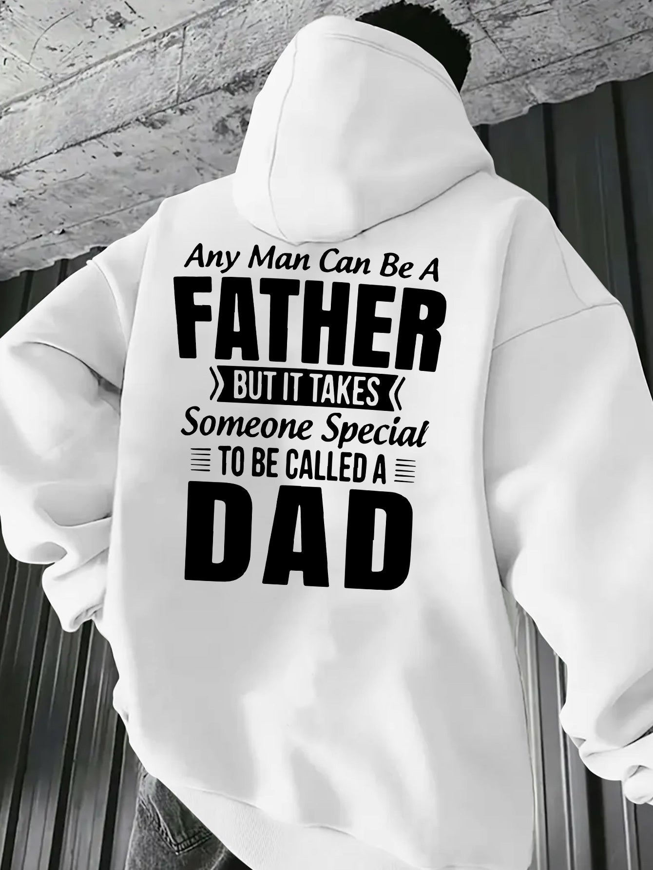 Father's Day Retro Gift Hoodie - Timeless Vintage Print, Men's Regular Fit Casual Pullover, The Perfect Tribute