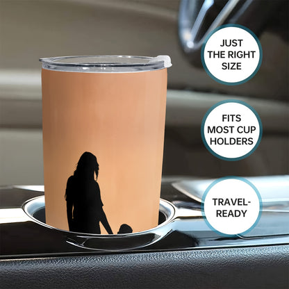 Stainless Steel Travel Coffee Cup - 20oz Insulated Tumbler Keeps Hot & Cold, Perfect Gift for Son, Dad, Men, Boyfriend | Birthday, Christmas, Graduation Present