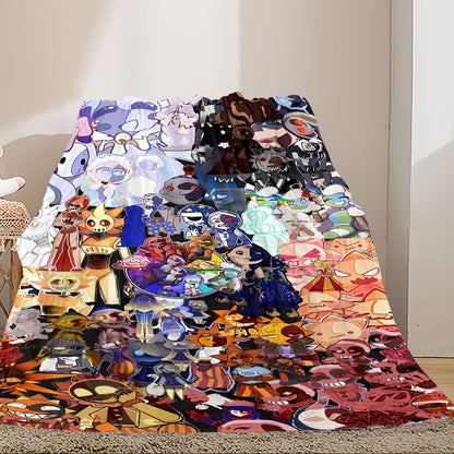 Anime Blanket - Character Print, All-Season Machine Washable Fleece, Ultimate Gift for Anime Fans, Otaku Culture Throw