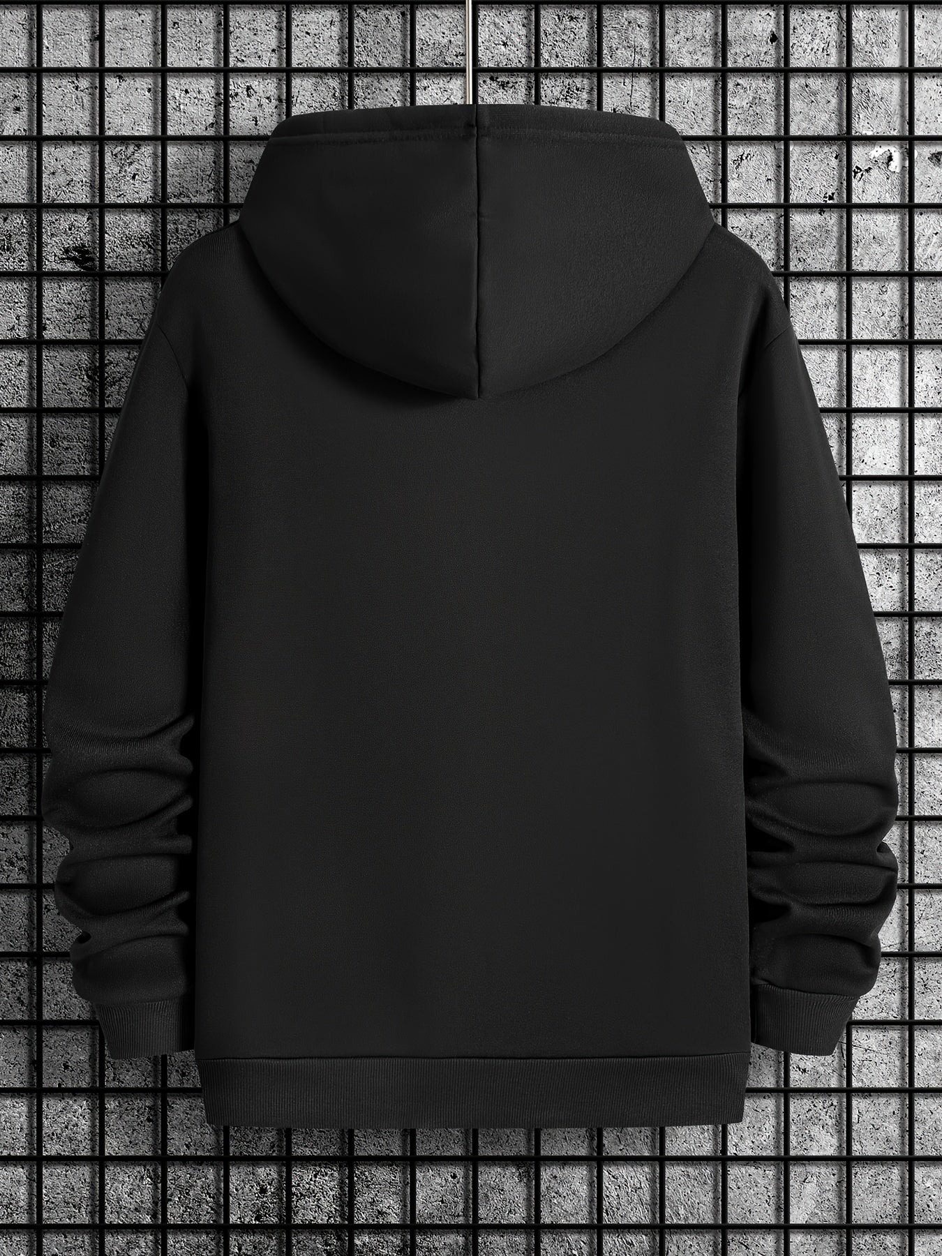 New Core Hoodie - Clean Solid Base with Subtle Print, Loose Fit for Ultimate 3-Season Layering | Essential Capsule Wardrobe Piece