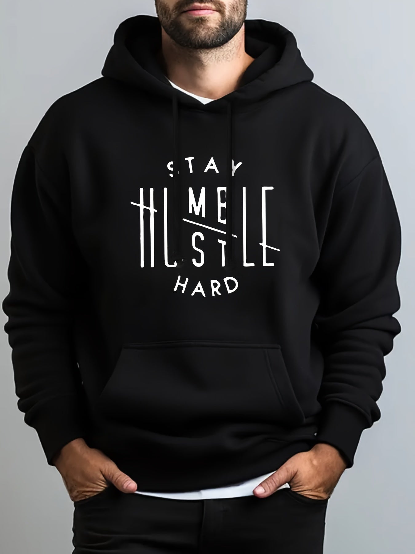 Men‘s Timeless Hooded Sweatshirt, Long Sleeve Daily Wear & Versatile Staple for Layering