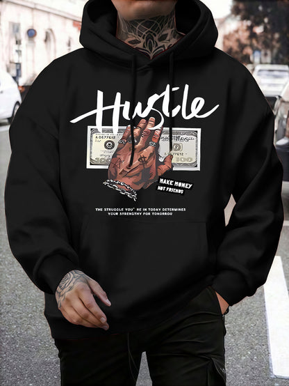 Men's All-Over Print Hoodie | Full Immersion Graphic, Statement Streetwear with Kangaroo Pocket