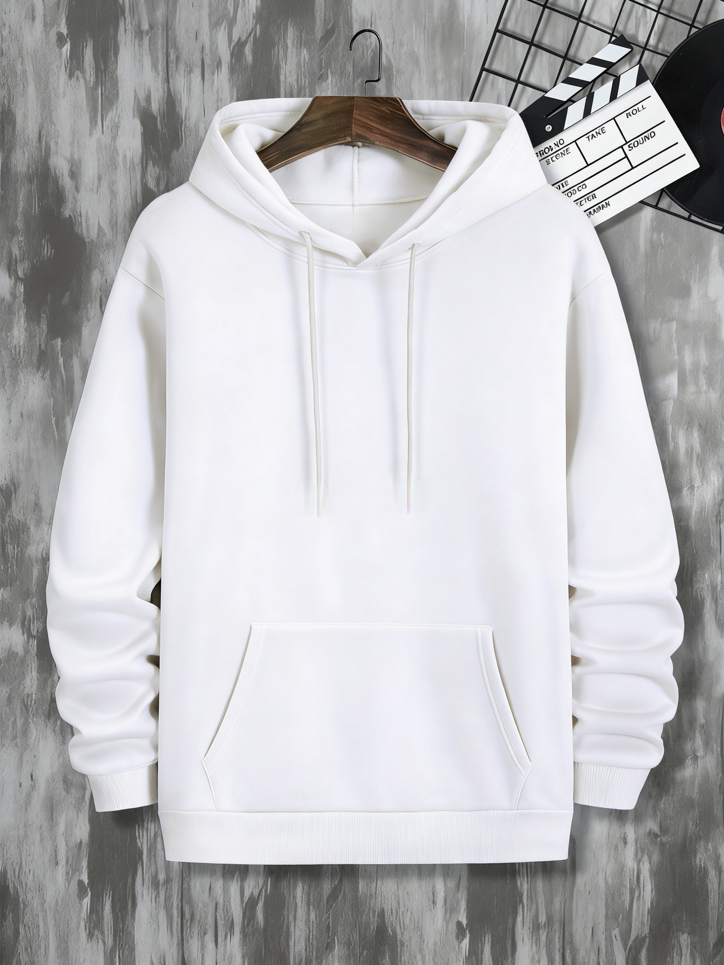 New Arrival: Men‘s Fall Winter Hoodie - Printed Pullover with Drawstring & Kangaroo Pocket, Casual Street Style Essential
