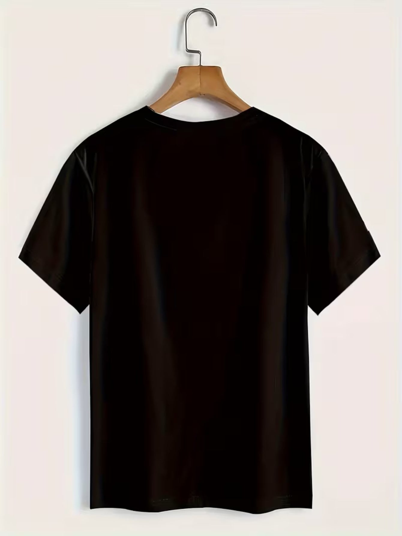 Fashion Paw Print T-Shirt for Men | Breathable Black and White Graphic Tee Shirts Top for Daily, Gym & Office