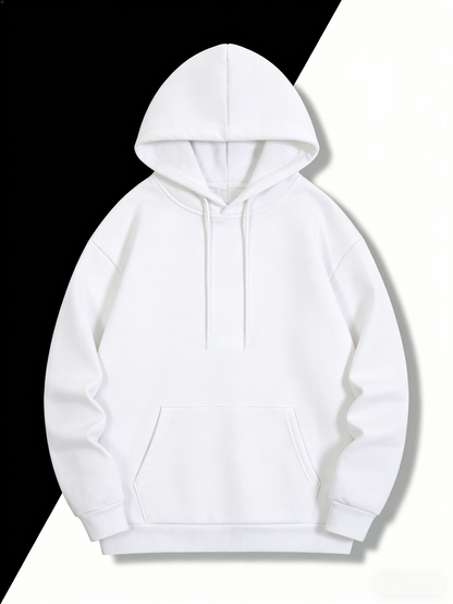 "Jesus Loves You" Hoodie for Men - Fall Winter Christian Streetwear | Oversized Pullover with Kangaroo Pocket