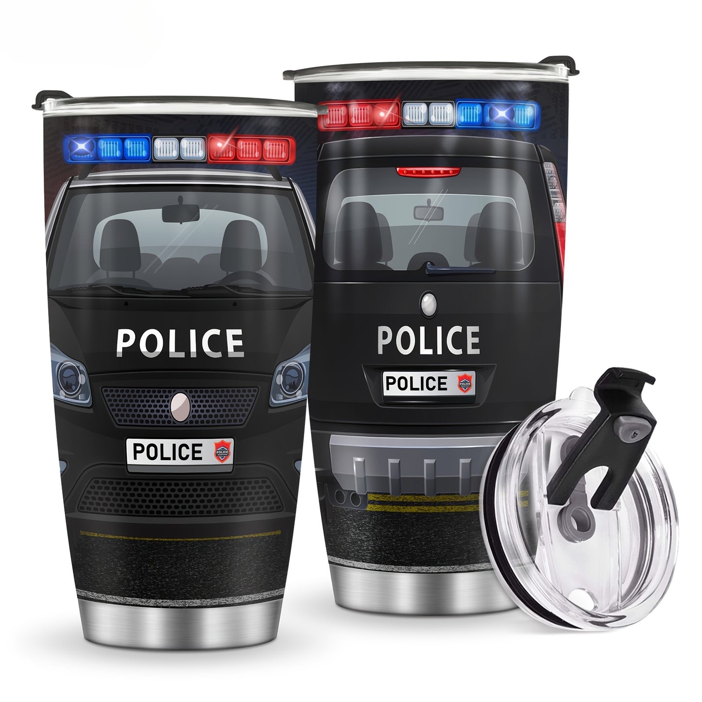 20oz Stainless Steel Tumbler - Insulated Travel Mug with Lid & Handle, Versatile Car Cup for Office, Commute, Gift for Graduation, Retirement, Christmas
