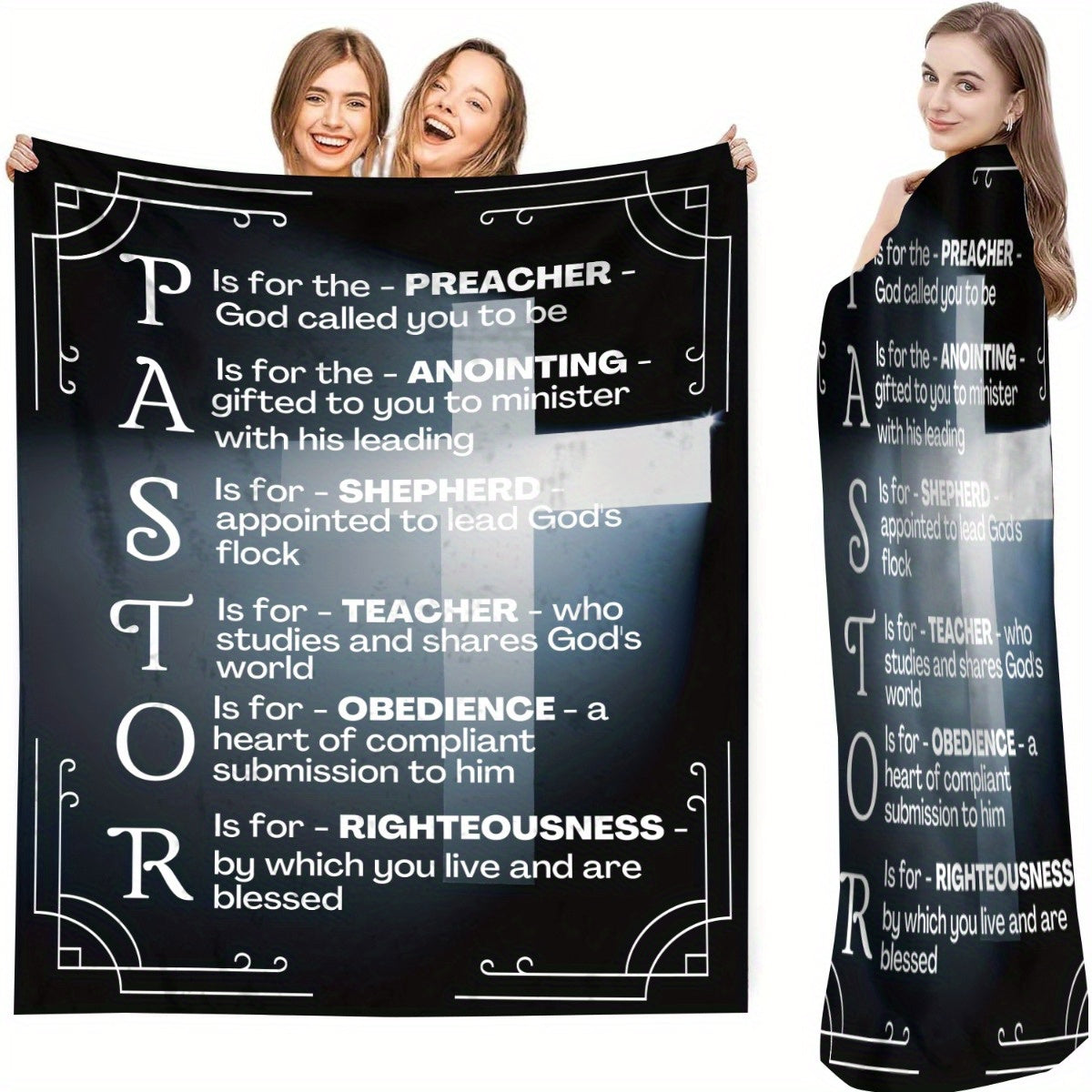 Christian Comfort Blanket - Faith-Based Flannel Throw for Prayer & Solace | A Meaningful Sympathy & Memorial Gift for Believing Friends