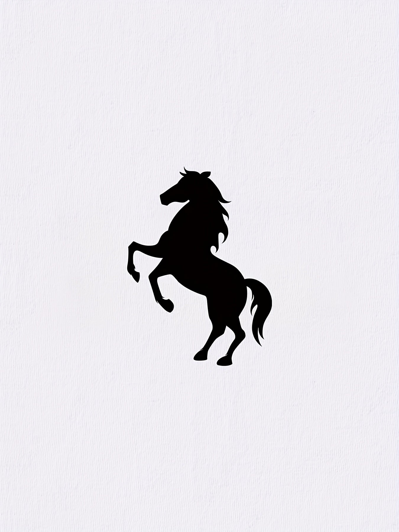 Fashion Horse Graphic Print T-Shirt for Men Streetwear Trend Short Sleeve Crew Neck Tee Shirts Tops