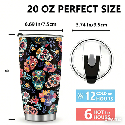 Viking Gift Mug for Men - 20oz Insulated Stainless Steel Tumbler, Best Birthday & Christmas Gift for Husband, Dad, Boyfriend - Keeps Drinks Hot/Cold, Father’s Day Present Idea